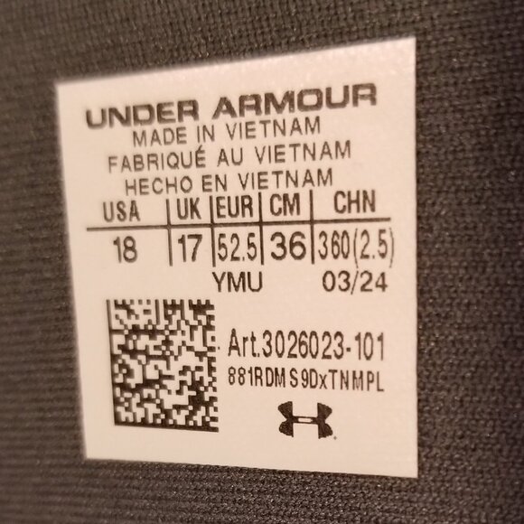 Under Armour Ignite Pro Slides Men Size 18 Black Gray Sandals Big & Tall NWT main image 9